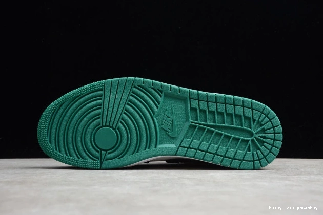 Rep Husky Black Jordan 553558-113 Green Mystic White Air 1 Low 0718